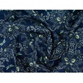 Ткань Gütermann Natural Beauty (цветы и стрекозы на темно-синем) - Фото №1